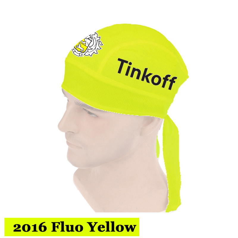 2015 Saxo Bank Tinkoff Bandana Ciclismo Giallo